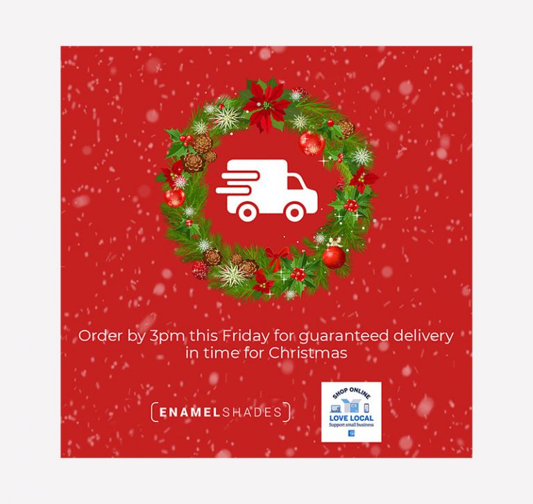 Enamel Shades Christmas Reminder Graphic