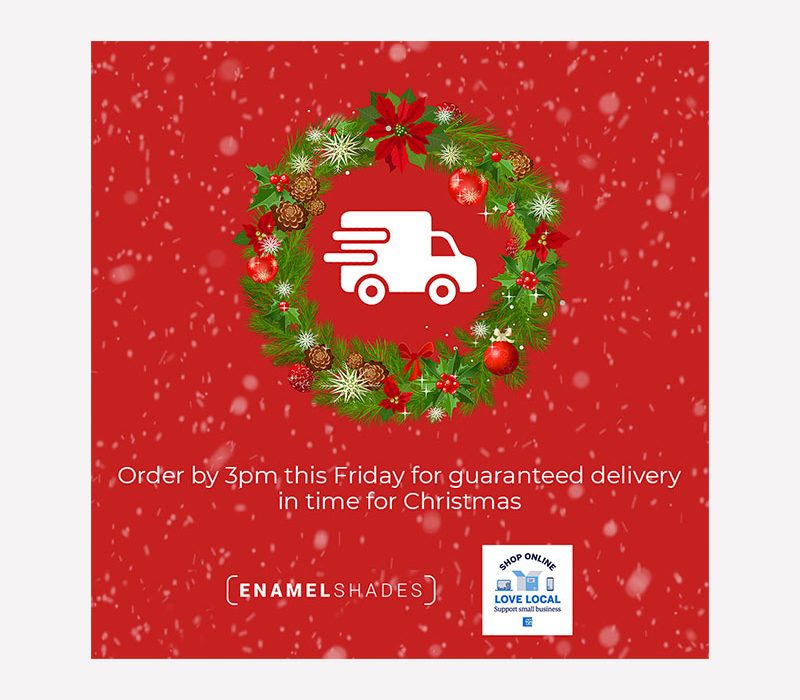 Enamel Shades Christmas Reminder Graphic