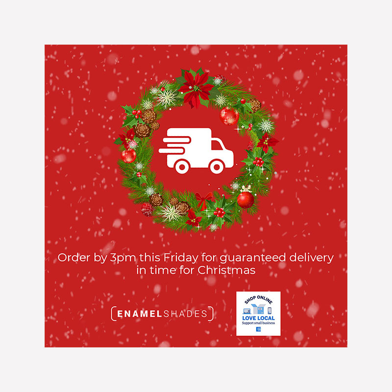 Enamel Shades Christmas Reminder Graphic