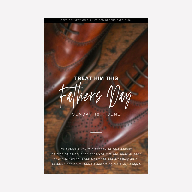 Pritchards Father's Day Poster