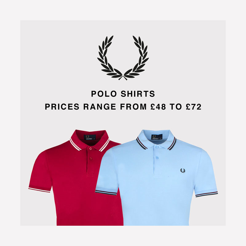Pritchards Fred Perry Polo Shirts Graphic