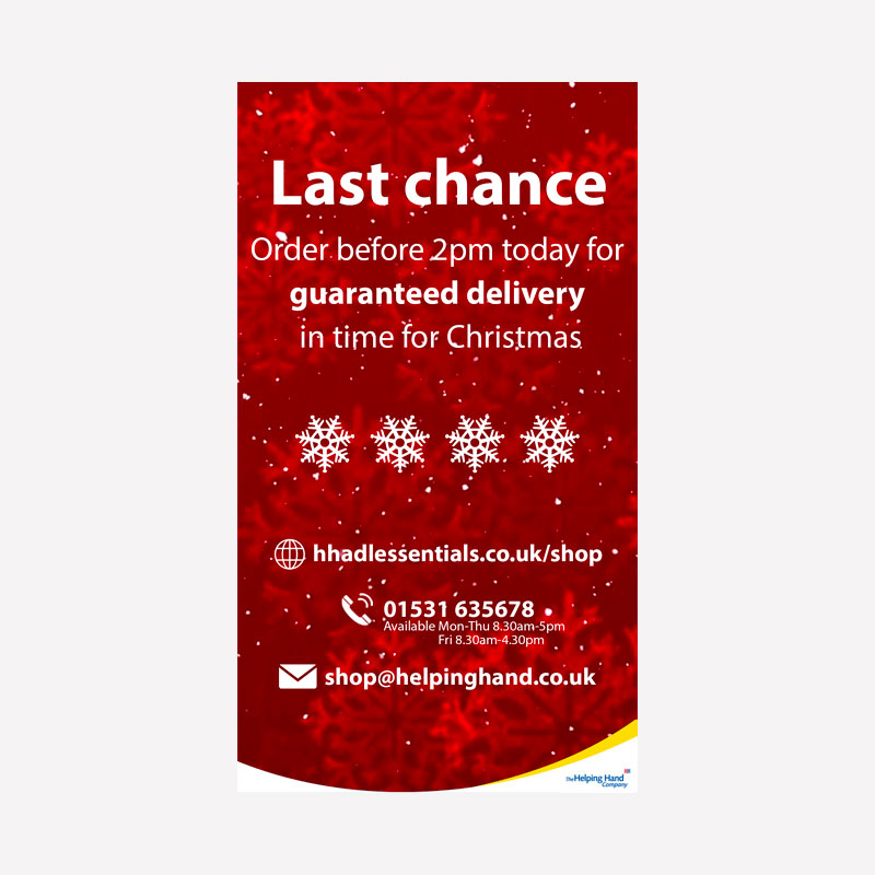 Last Chance Delivery Facebook Story Graphic