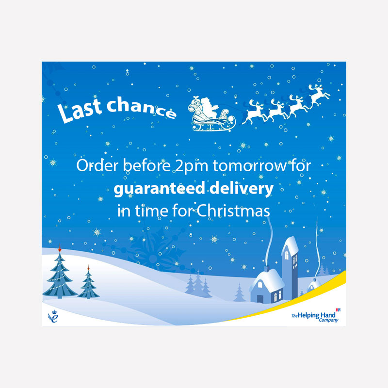 Christmas Delivery Last Chance Delivery Graphic