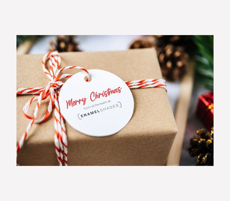 Enamel Shades Merry Christmas Graphic