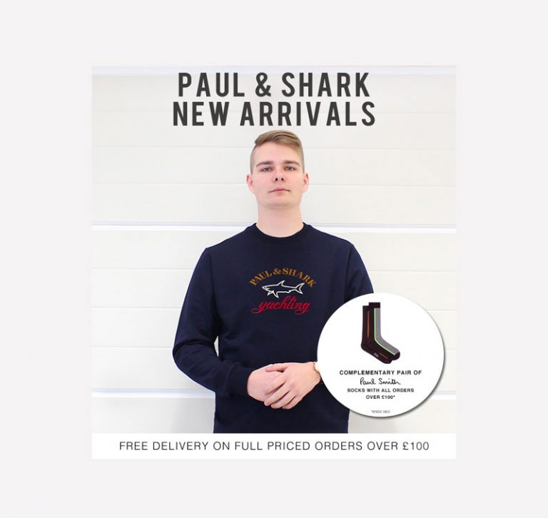 Pritchards Paul & Shark New Arrivals Email Graphic