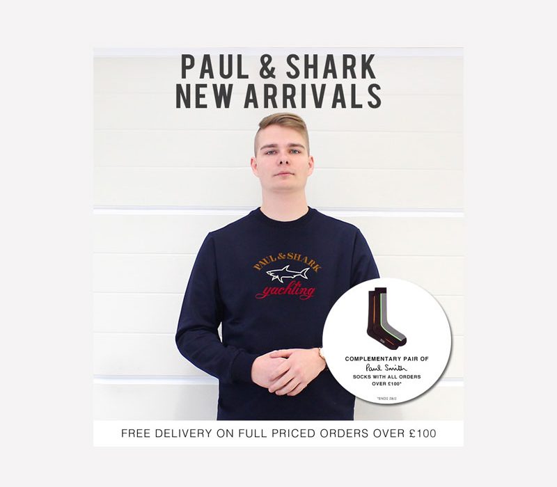 Pritchards Paul & Shark New Arrivals Email Graphic
