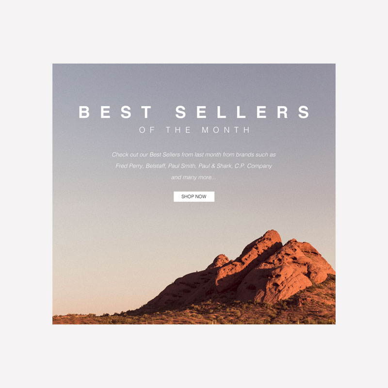 Pritchards Best Sellers of the Month Email Graphic