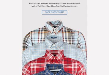 Pritchards Check Shirts Email Graphic