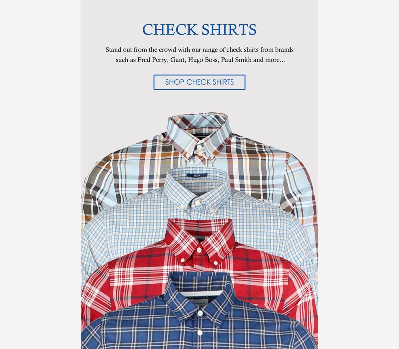 Pritchards Check Shirts Email Graphic
