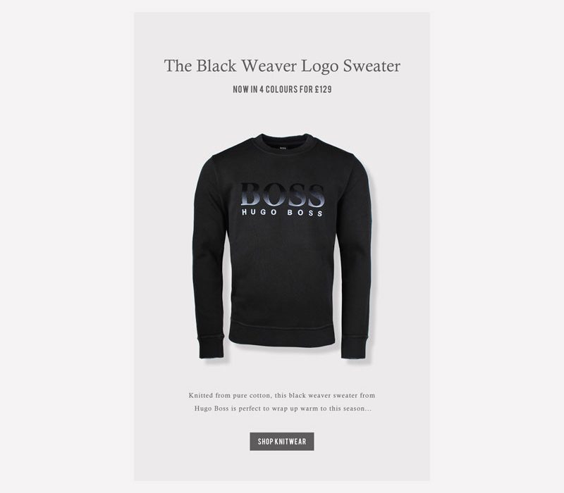 Pritchards Sweater Email Graphic