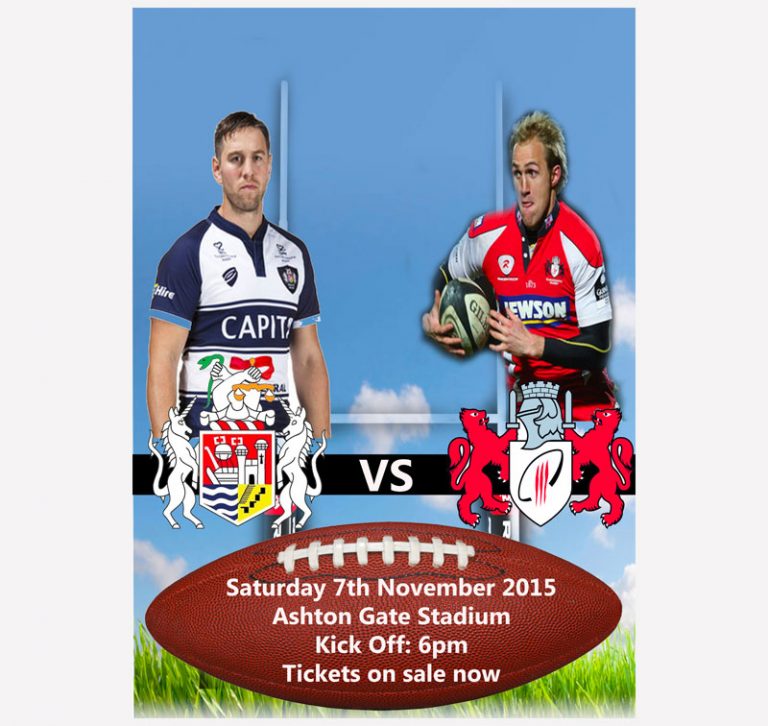 Rugby Match Advertisement Poster