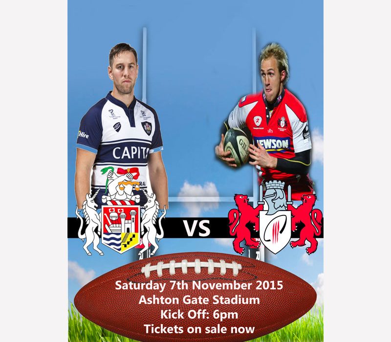 Rugby Match Advertisement Poster