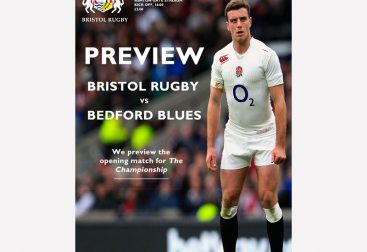 Rugby Match Programme Cover