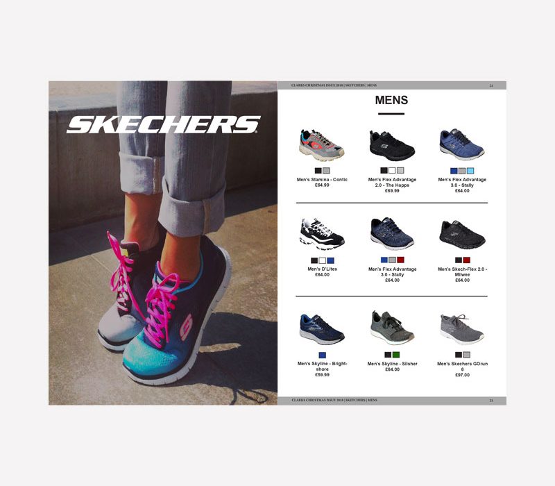 Sketchers Catalogue Design