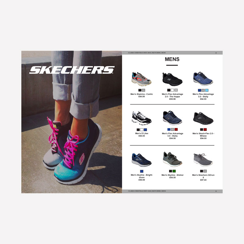 Sketchers Catalogue Design