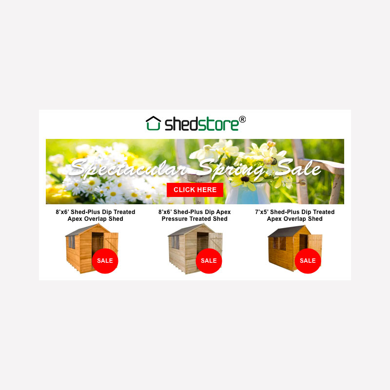 Shedstore Email Graphic