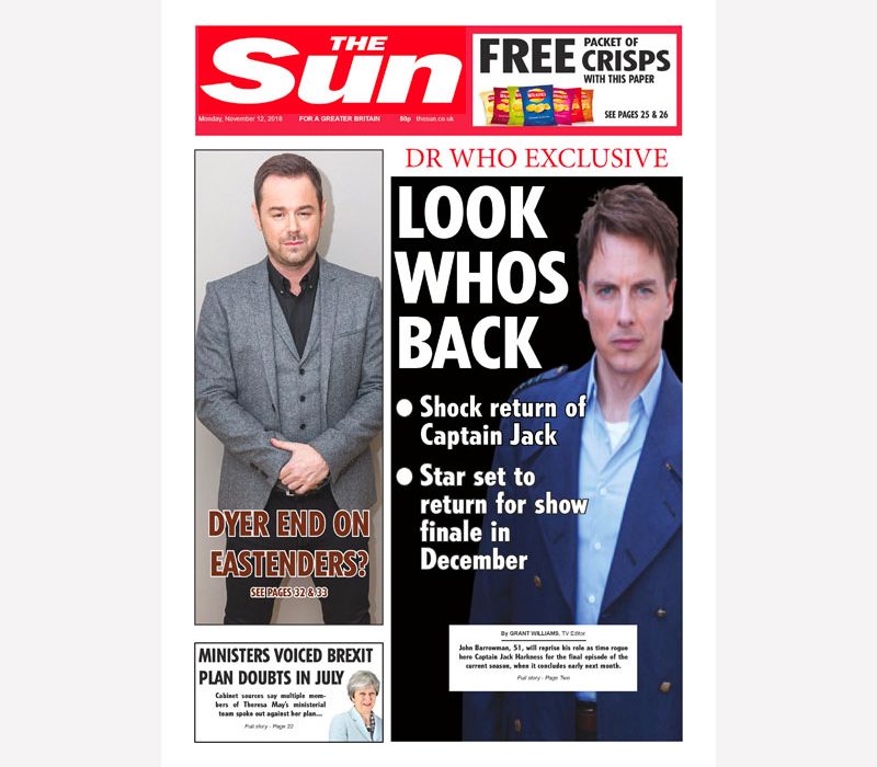 The Sun Newspaper Mock-Up