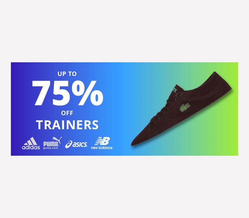 Trainers Sale Web Banner