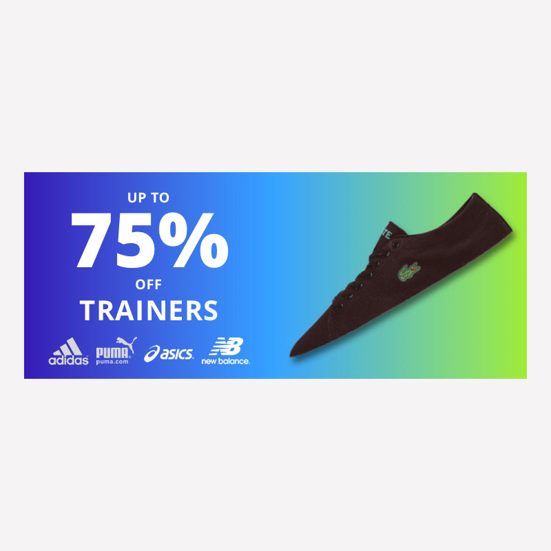Trainers Sale Web Banner