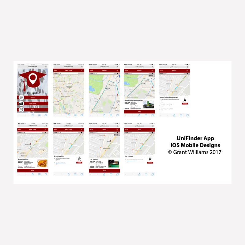 UniFinder Tablet Design